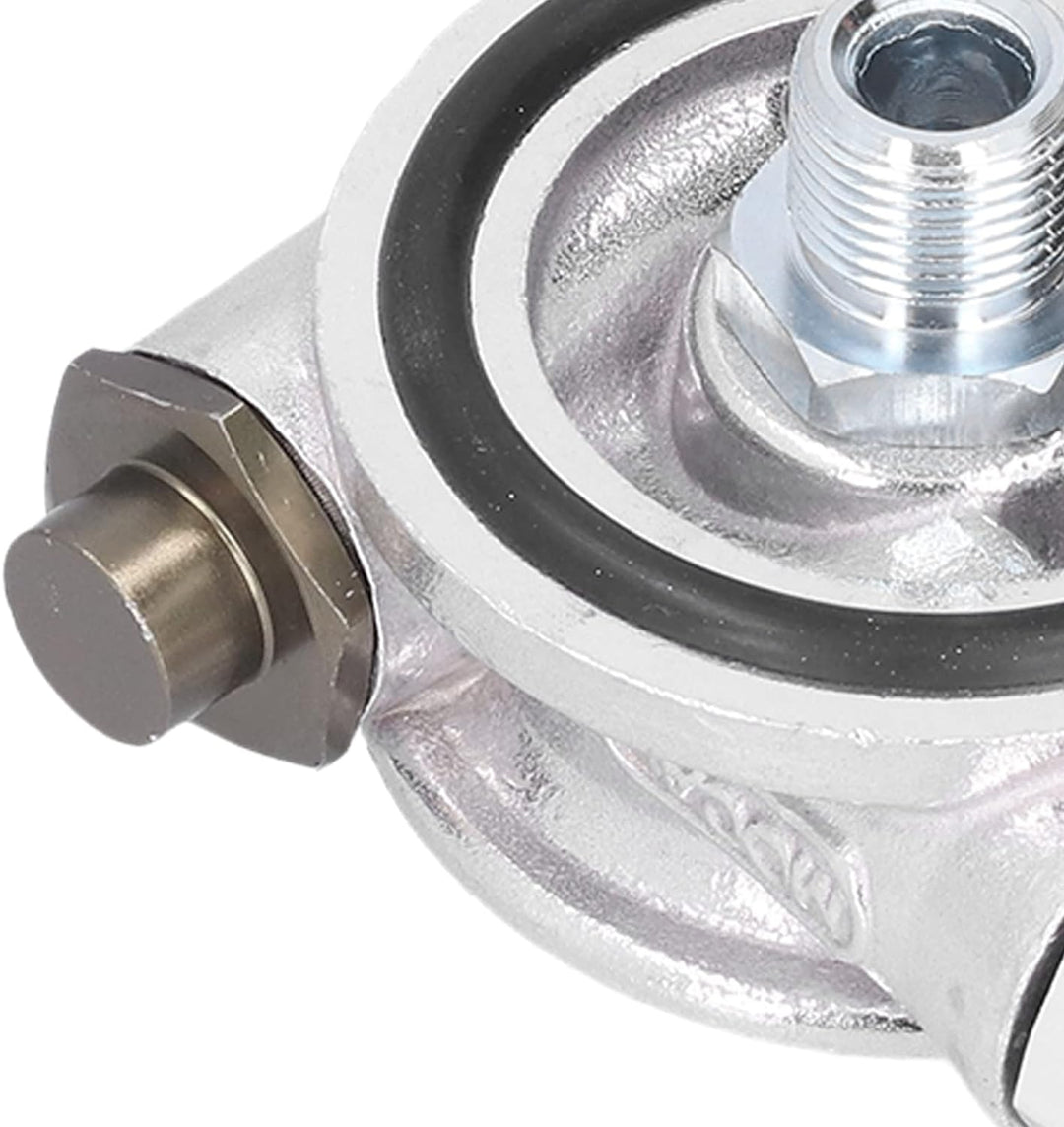 Ölkühler-Kit, Universal-Autoölkühler-Filter Sandwichplatte Thermostat-Adapter 3/4 Zoll 16-UNF AN10 M