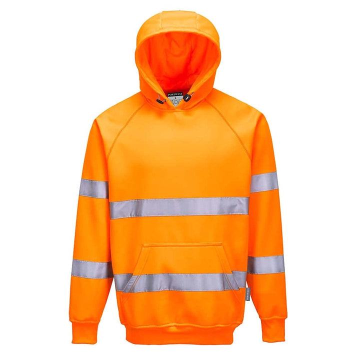 Portwest Warnschutz-Kapuzen-Sweat-Shirt, Grösse: M, Farbe: Orange, B304ORRM