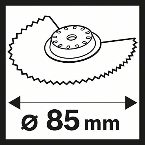 Bosch Accessories Segementsägeblatt Holz und Metall für Multifunktionswerkzeuge Starlock (ACZ 85 EB