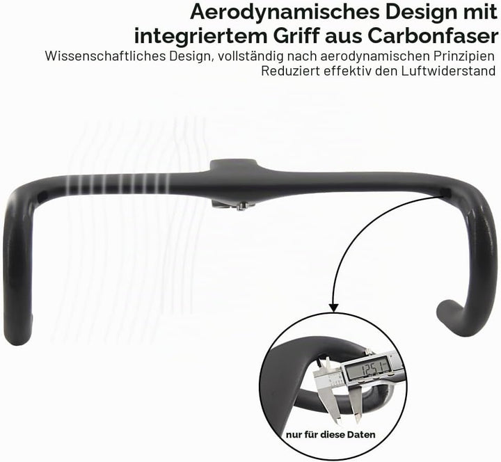 RXL SL 1-1/8" rennrad lenker drop bar integriert rennradlenker internes Routing fahrradlenker carbon