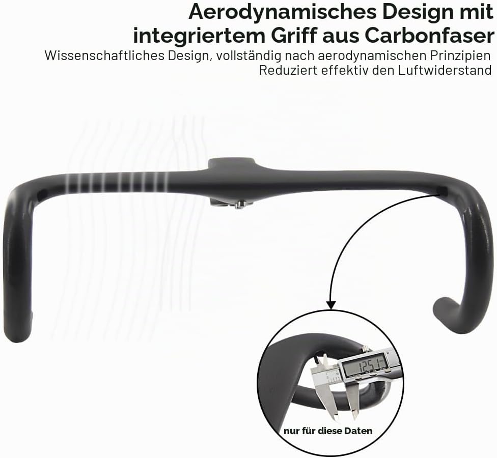 RXL SL lenker rennrad carbon1-1/8" Integrierte Carbon Lenker internes Routing fahrradlenker carbon r