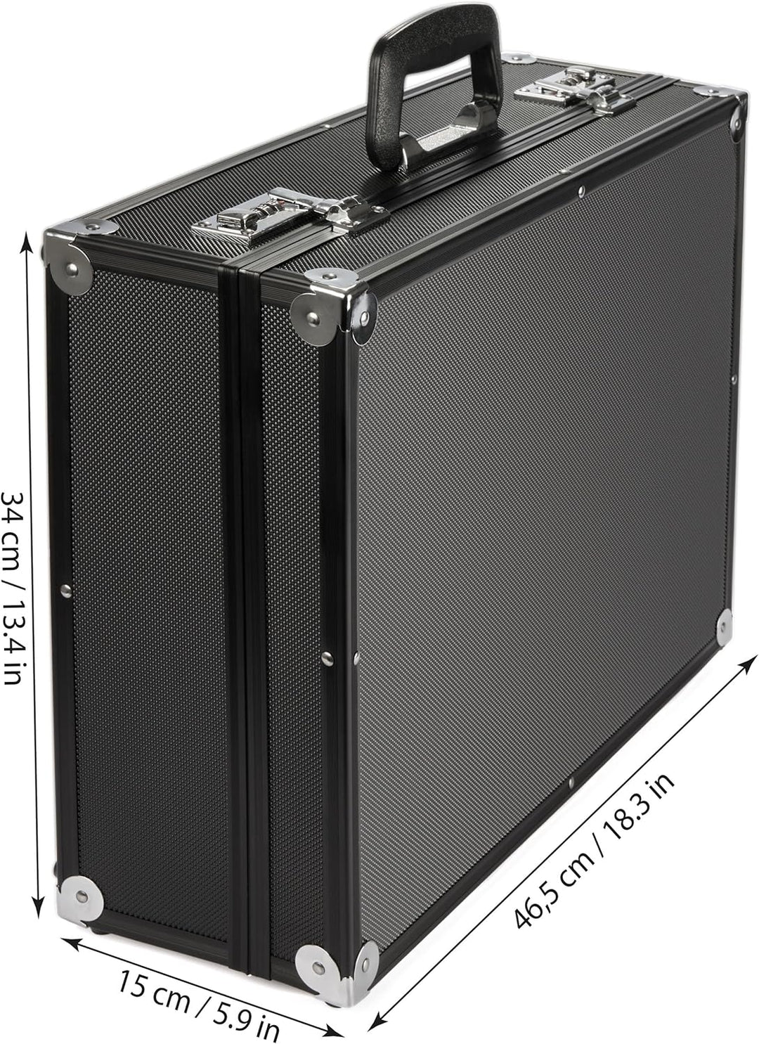 BRUBAKER universal Transportkoffer aus Aluminium - Fotokoffer mit Schaumstoff für Kameras, Equipment