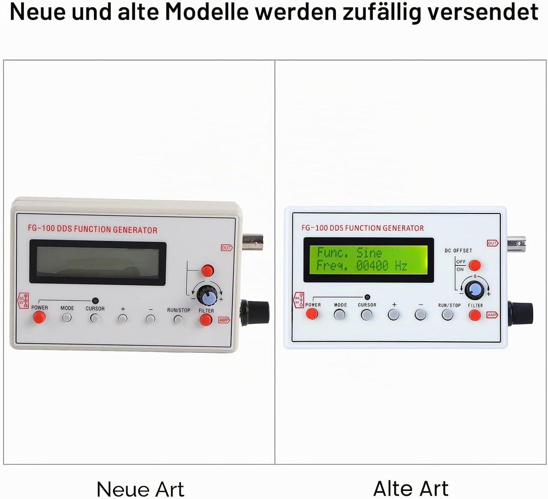 FG-100 Funktionsgenerator DDS Signalzähler Signalquellenmodul 1HZ-500KHz