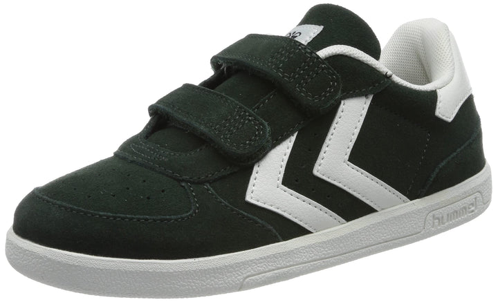 hummel Klettverschluss Sneaker Low Victory Suede Kinder Grösse 19 EU Pineneedle, 19 EU Pineneedle