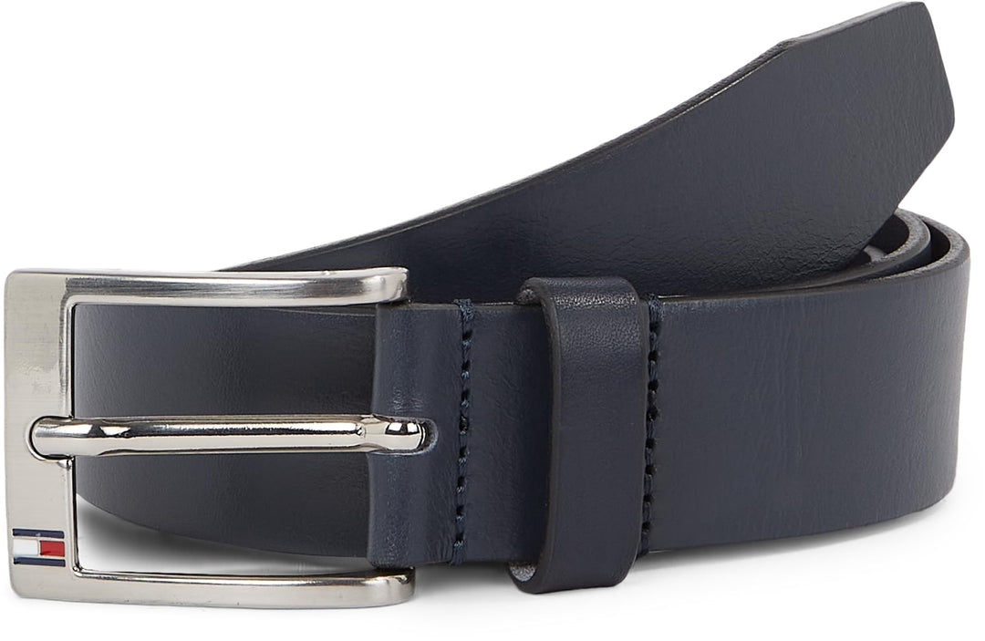 Tommy Hilfiger Herren Gürtel W80 Blau (Midnight), W80 Blau (Midnight)