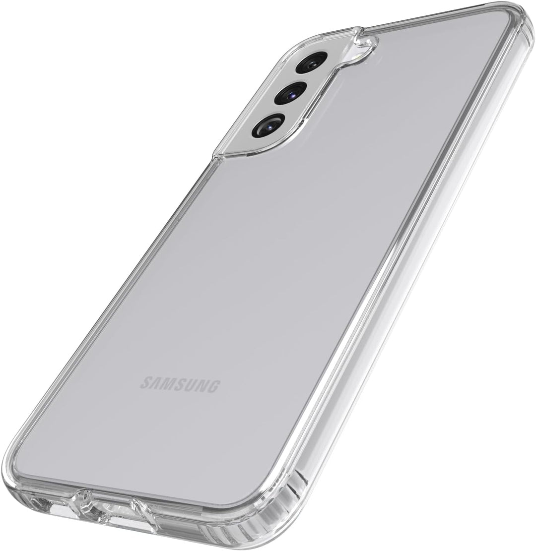 tech21 Evo Clear für Samsung Galaxy S22 Plus - Klare und schützende Handyhülle mit 3,6 m Multi-Drop-