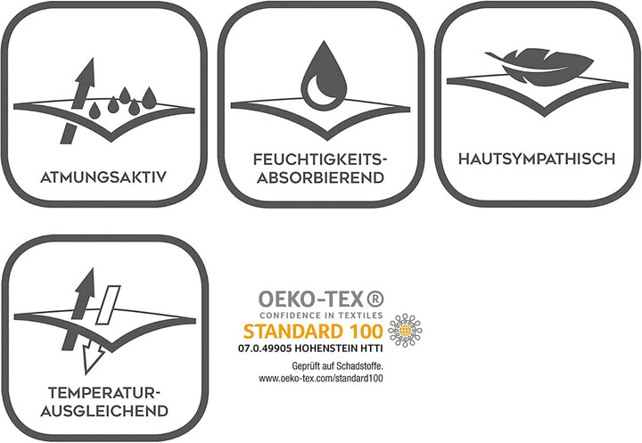 SETEX Matratzenvollschutz, 140 x 200 cm, 2-seitiger Reissverschluss, Matratzenschoner aus Evolon-Vli