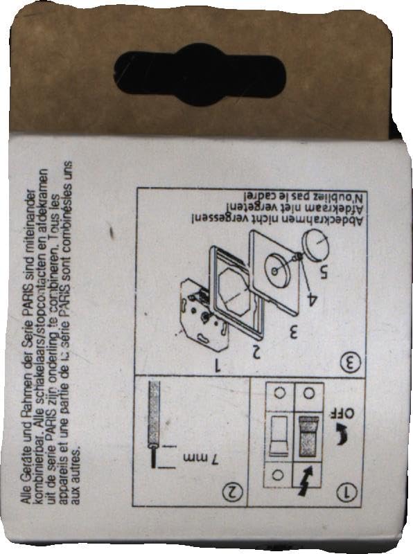 Kopp Paris Druck-Wechsel-Dimmer, Kombigerät, LED-Dimmer, für Glüh-Lampen, 230V Halogenlampen, Phasen