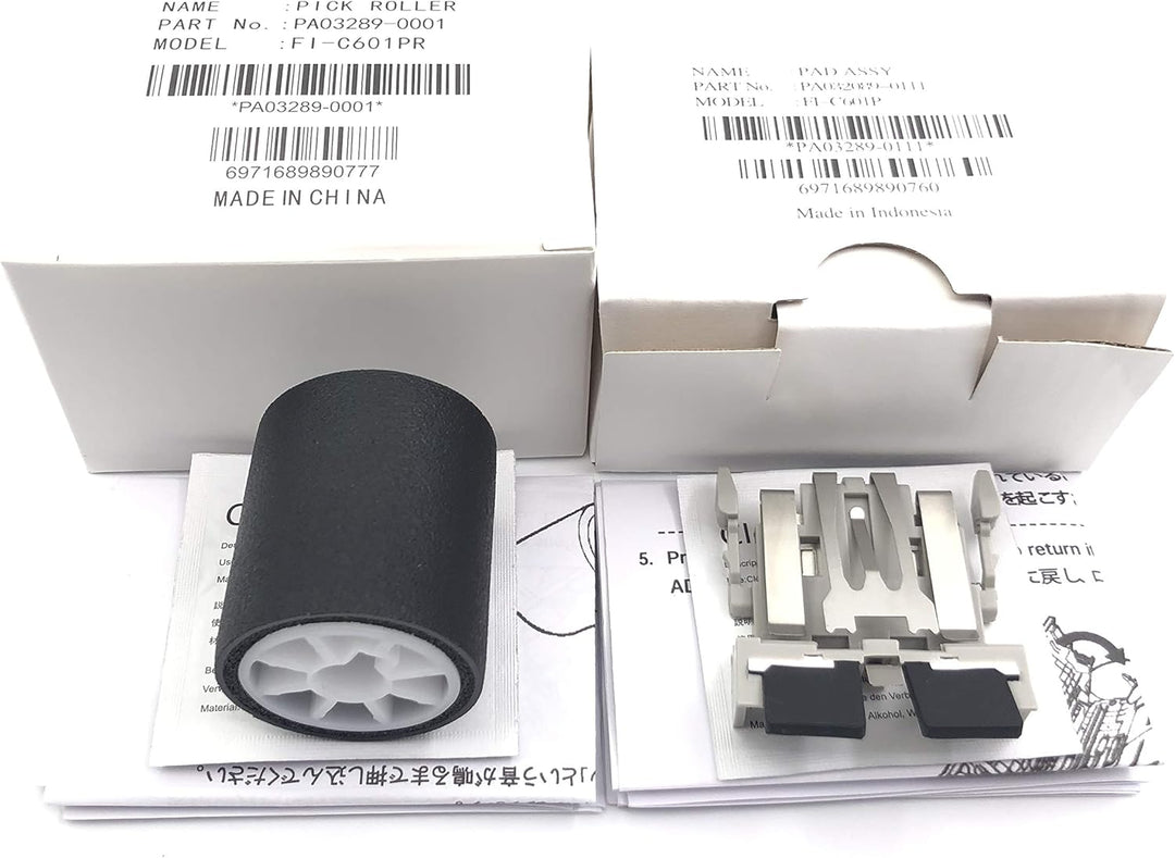 1SET PA03289-0001 PA03289-0111 Pickup Roller Separation Pad Compatible with Fujitsu fi-5120 fi-6010N