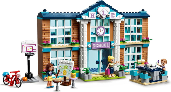 LEGO 41682 Friends Heartlake City Schule, Spielzeug ab 6 Jahre für Mädchen und Jungen mit Mini Puppe