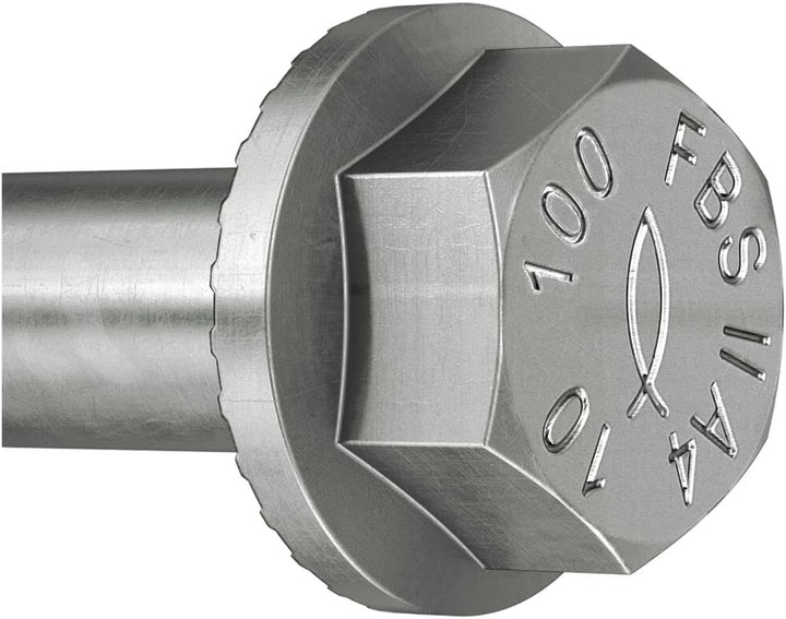 fischer UltraCut FBS II 8x100 50/35 US Sechskant aus Edelstahl, leistungsstarke Betonschraube mit ge
