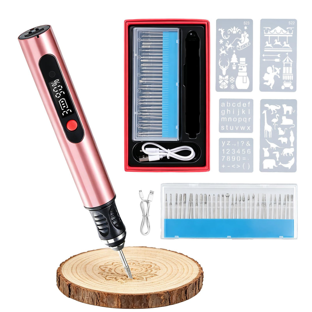 Gravierstift, 3-stufig, Tragbarer Kabellos Gravur Stift