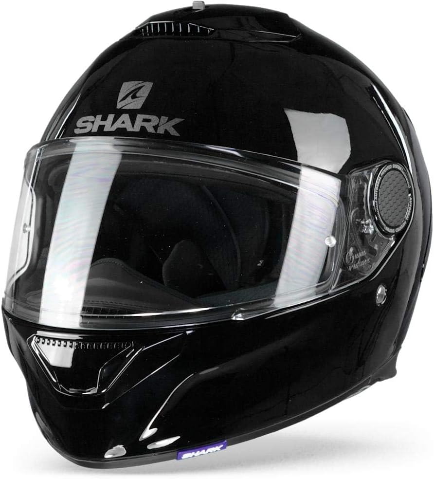 SHARK Herren Spartan Motorradhelm, Weiss, Grösse XXL x Schwarz, Schwarz