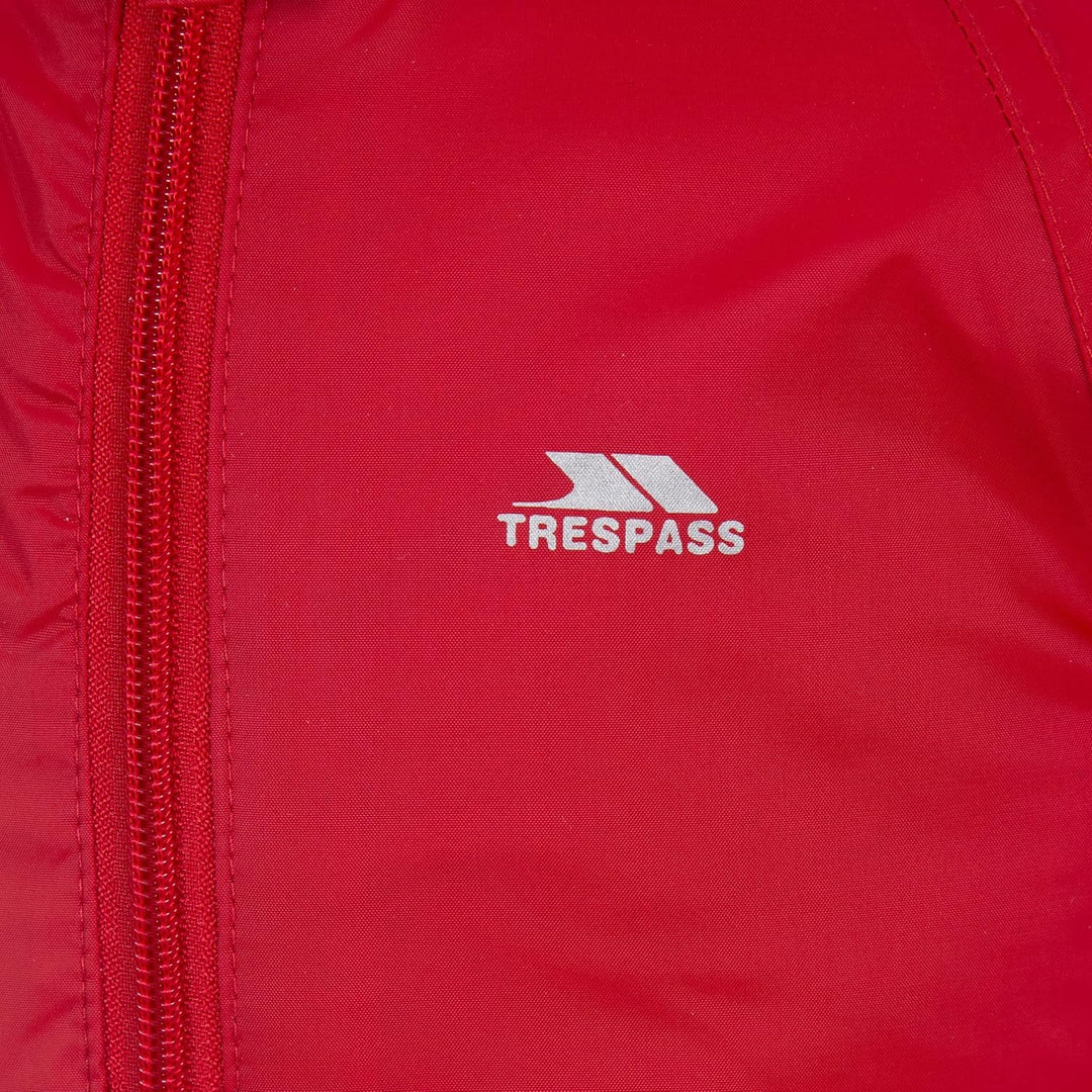 Trespass Unisex Baby Tropfenform Regenanzug 6-12 Monate signalrot, 6-12 Monate signalrot