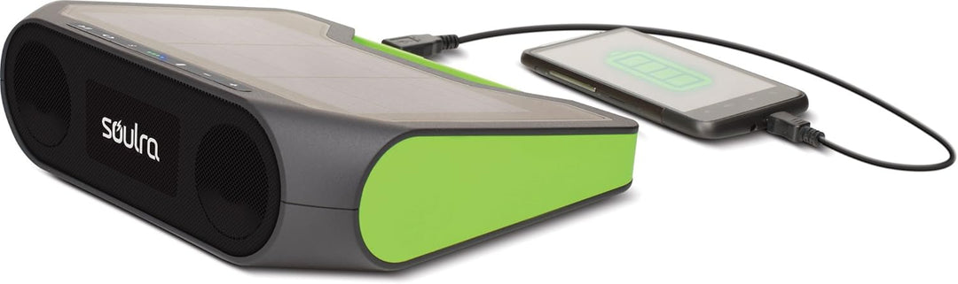 SOULRA Rugged rukus Xtreme The Super-Loud, All-Terrain, Smartphone Charging, Dual-Powered Wireless S