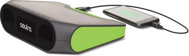 SOULRA Rugged rukus Xtreme The Super-Loud, All-Terrain, Smartphone Charging, Dual-Powered Wireless S