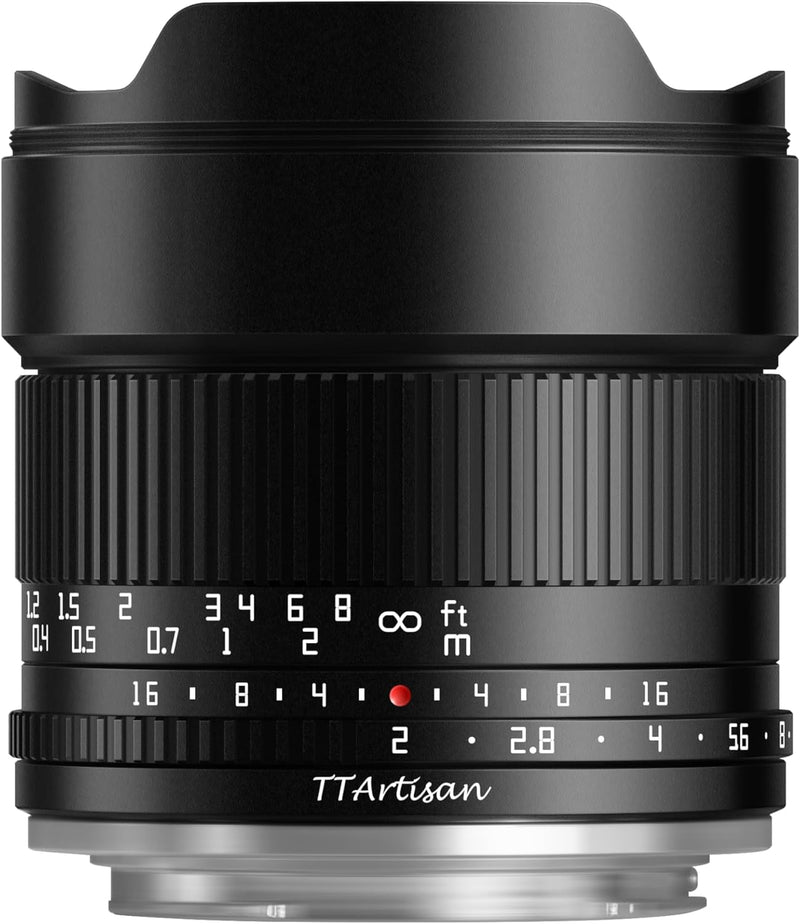 TTARTISAN 10mm F2 Objektiv APS-C MF Ultraweitwinkel für Nikon Z-Mount-Kameras 10 mm F2 Schwarz, 10 m