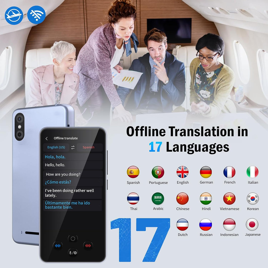 Ki Übersetzer, 19 Sprachen Sprachübersetzer Ohne Internet mit Offline Deutsch, 138 Sprachen Echtzeit