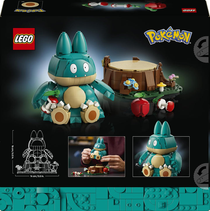 LEGO Pokémon Mampfaxo Figur - Modellbausatz für Erwachsene - Bauspielzeug aus dem Videospiel mit bew