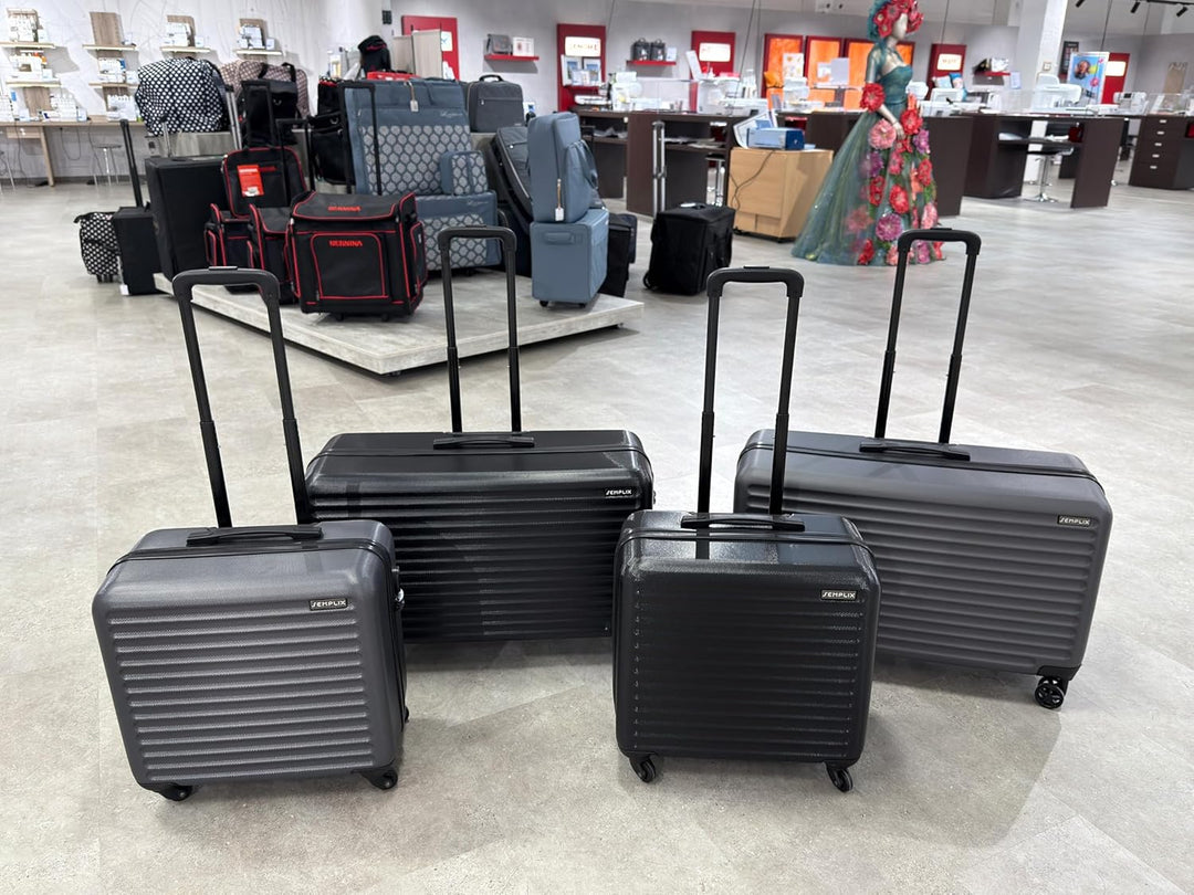 SEMPLIX Nähmaschinentrolley (M/türkis/Hartschale)