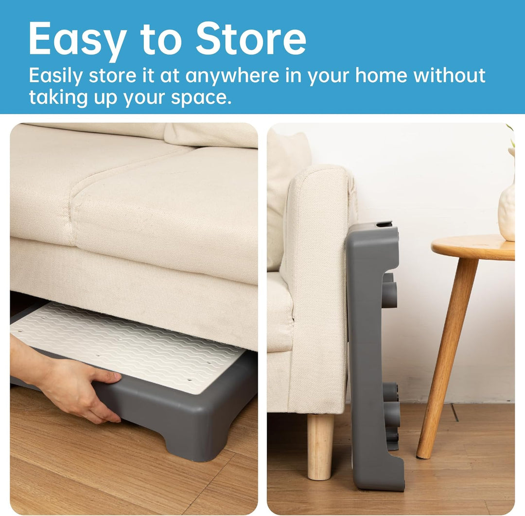 StrongTek Half Step Hocker für Erwachsene und ältere Menschen, Kunststoff Mobility Step, Ergonomisch