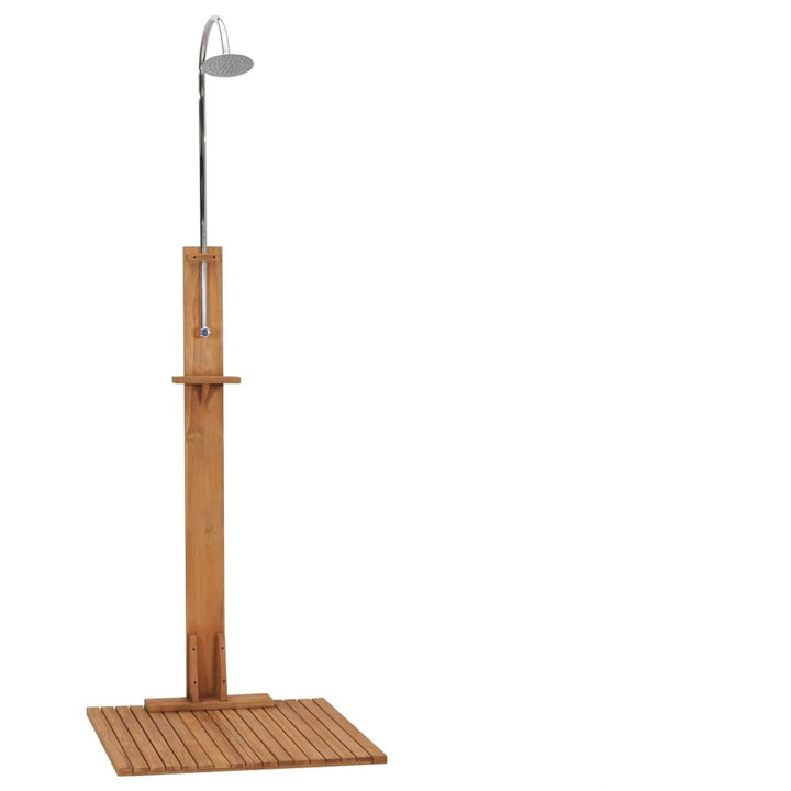 ShGaxin Gartendusche 75x75x210 cm Massivholz Teak, Dusche Für Garten, Outdoor Shower, Garten Dusche,