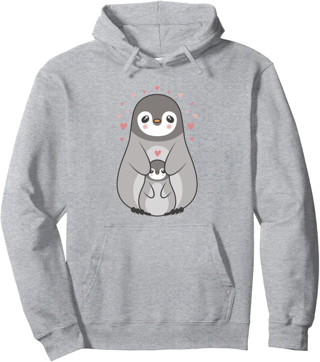 Mama Pinguin Pullover Hoodie