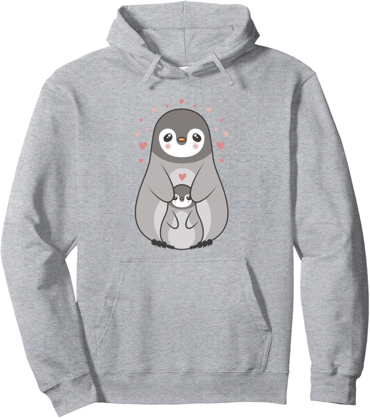 Mama Pinguin Pullover Hoodie