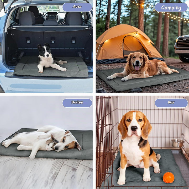 Pawsse Wasserdicht Hundedecke für Unterwegs 127 x 70cm, Outdoor Hundematte Waschbar Hundekissen zum
