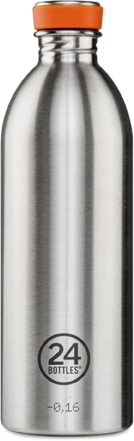 24BOTTLES Urban - Trinkflasche Brushed Steel 1000 ml, Brushed Steel 1000 ml