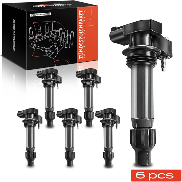 Frankberg 6x Zündspule Zündmodul Kompatibel mit Antara 3.0L 3.2L 2006-2015 Insignia A 2.8L 2008-2017