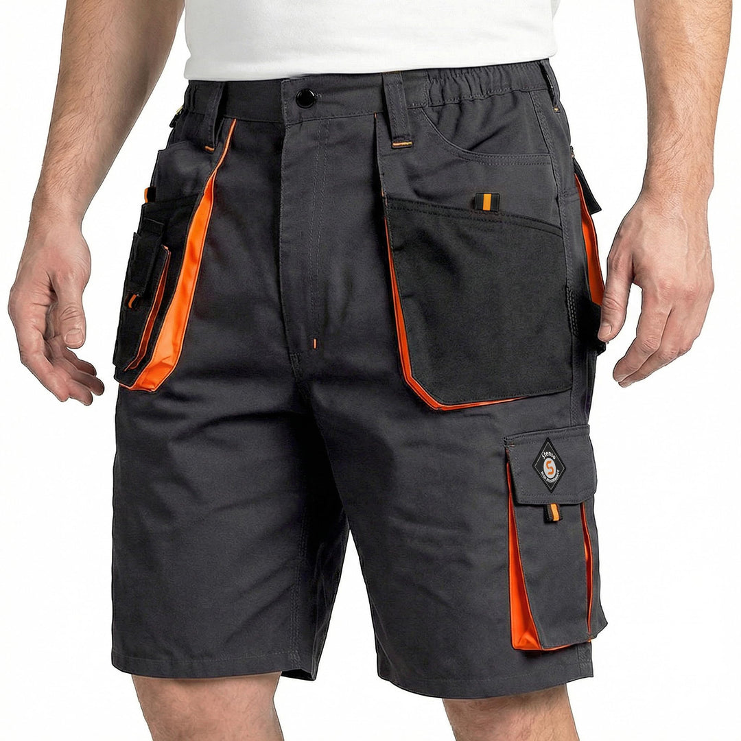 Emerton Arbeitsshorts - Kurze Arbeitshose Herren - Kurze Arbeitshosen Herren - Herren Cargohose Kurz