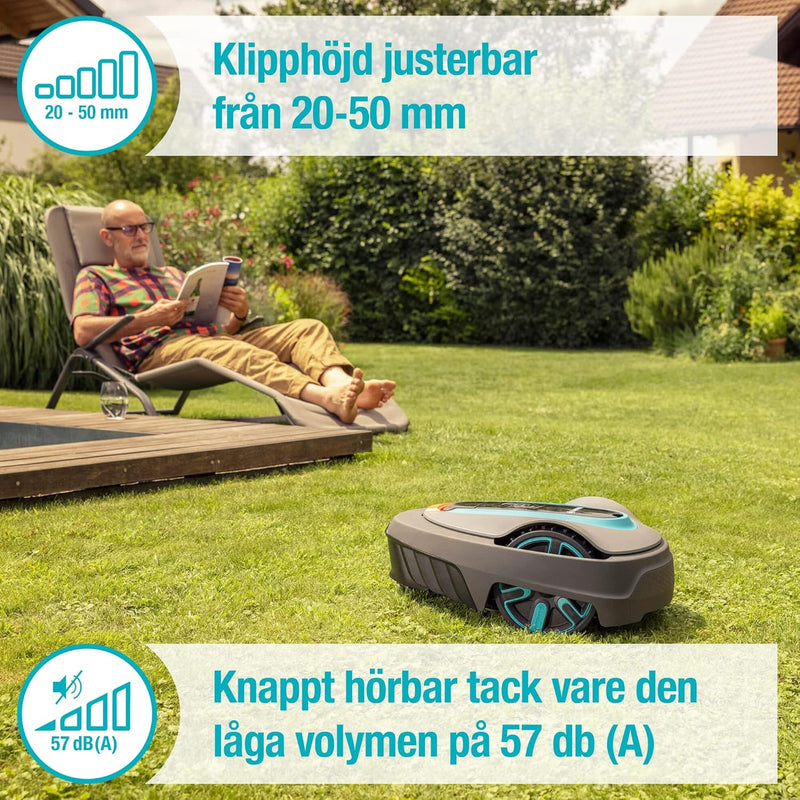 Gardena Mähroboter SILENO City 600 qm SE-Version 600m2 SE Bluetooth, 600m2 SE Bluetooth