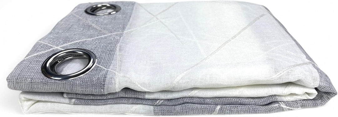 tex Family Vorhang Yara cm 140 x 300 verpackt (grau), Grau