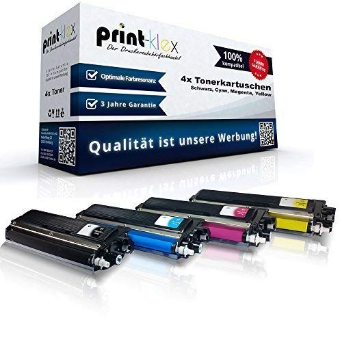 4X Print-Klex Tonerkartuschen kompatibel für Brother DCP9020 CDW HL3140 CW HL3150 CDN HL3150 CDW HL3