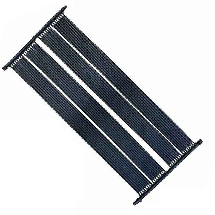 Melko Poolheizung Solarheizung Solarkollektor Solarpanel Wärmeplane für Pool Schwimmbecken, schwarz,