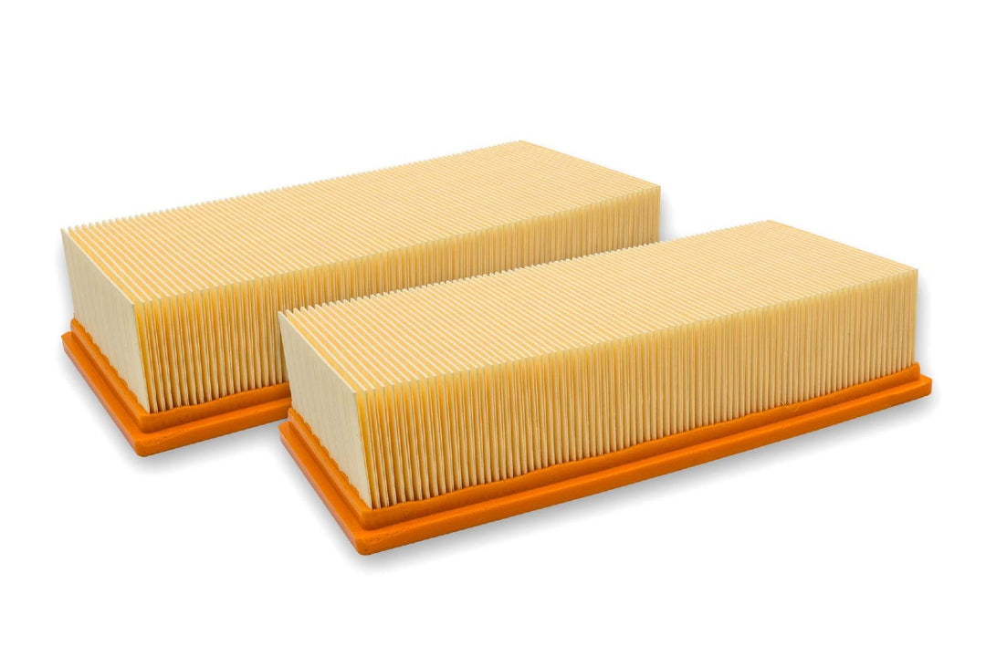 vhbw 2X Flachfaltenfilter Ersatz für Kärcher 6.907-276.0, 6.904-095.0, 6.904-283.0, 6.904-283 für St