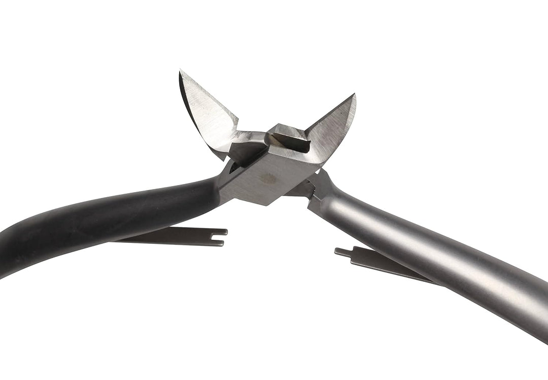 HK Manicure by Hans Kniebes - 13 cm gerade Eckenzange mit Doppelfeder - durchgestreckt - rostfreier