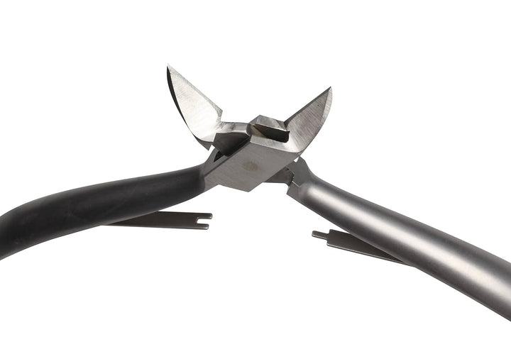 HK Manicure by Hans Kniebes - 13 cm gerade Eckenzange mit Doppelfeder - durchgestreckt - rostfreier