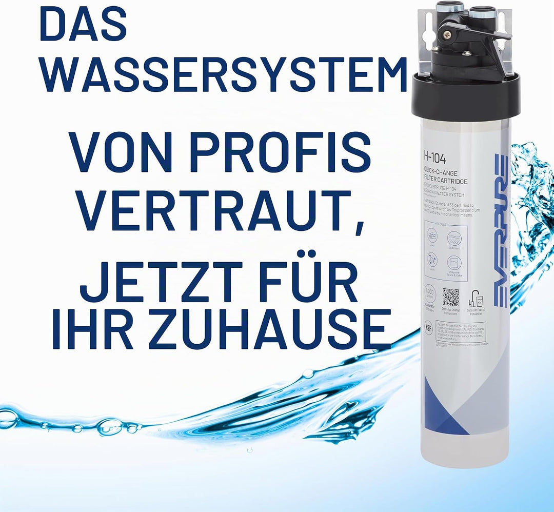 Everpure H-104 Water Filter Replacement Cartridge (EV9612-11) by Everpure Filtern, Filtern