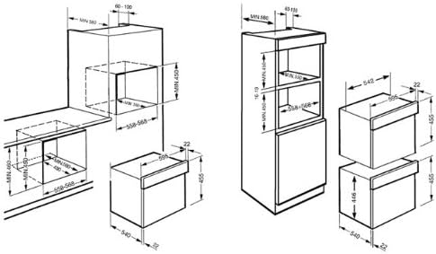 Smeg SC45M2 Kompakt Mikrowelle mit Grill Edelstahl