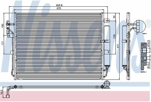 NISSENS 94962 Kondensator, Klimaanlage
