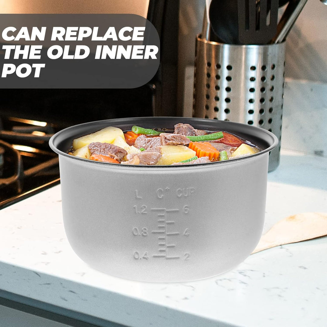 Yardwe Schnellkochtopf Innentopf 1 Satz Reiskocher-Innenkochtopf Für Täglichen Gebrauch Reiskocher-E