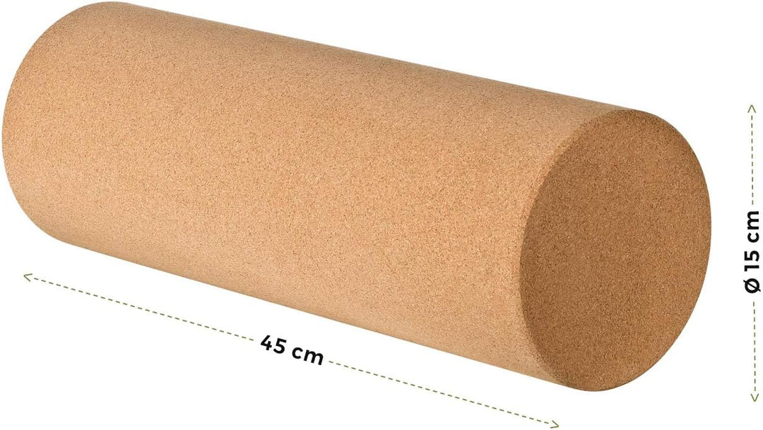 Surf Balanceboard mit Korkpad & Korkrolle | 88 x 32 cm | Gleichgewichtsbrett | Wackel-Brett | Koordi