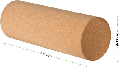 Surf Balanceboard mit Korkpad & Korkrolle | 88 x 32 cm | Gleichgewichtsbrett | Wackel-Brett | Koordi