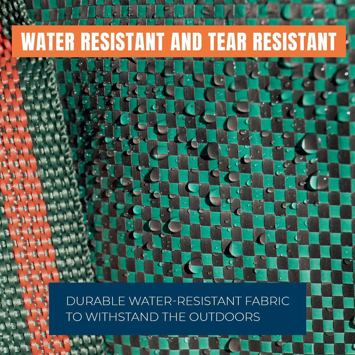 2er Set Gartensack -500L Gartenabfallsack mit extra verstärktem Boden -Heavy Duty Gartenarbeit Säcke