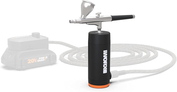 WORX Airbrush MakerX 20 V WORX | PowerShare | WX742.9 - ohne HUB und Akku und Ladegerät Schwarz