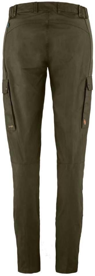FJALLRAVEN Damen Stina Trousers W Hosen 36 Dunkles Olivgrün, 36 Dunkles Olivgrün