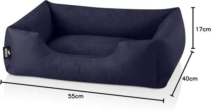 BedDog Hundebett Zara, Hundekissen mit abziehbaren waschbaren Bezug, Hundekorb, Hundesofa, für klein