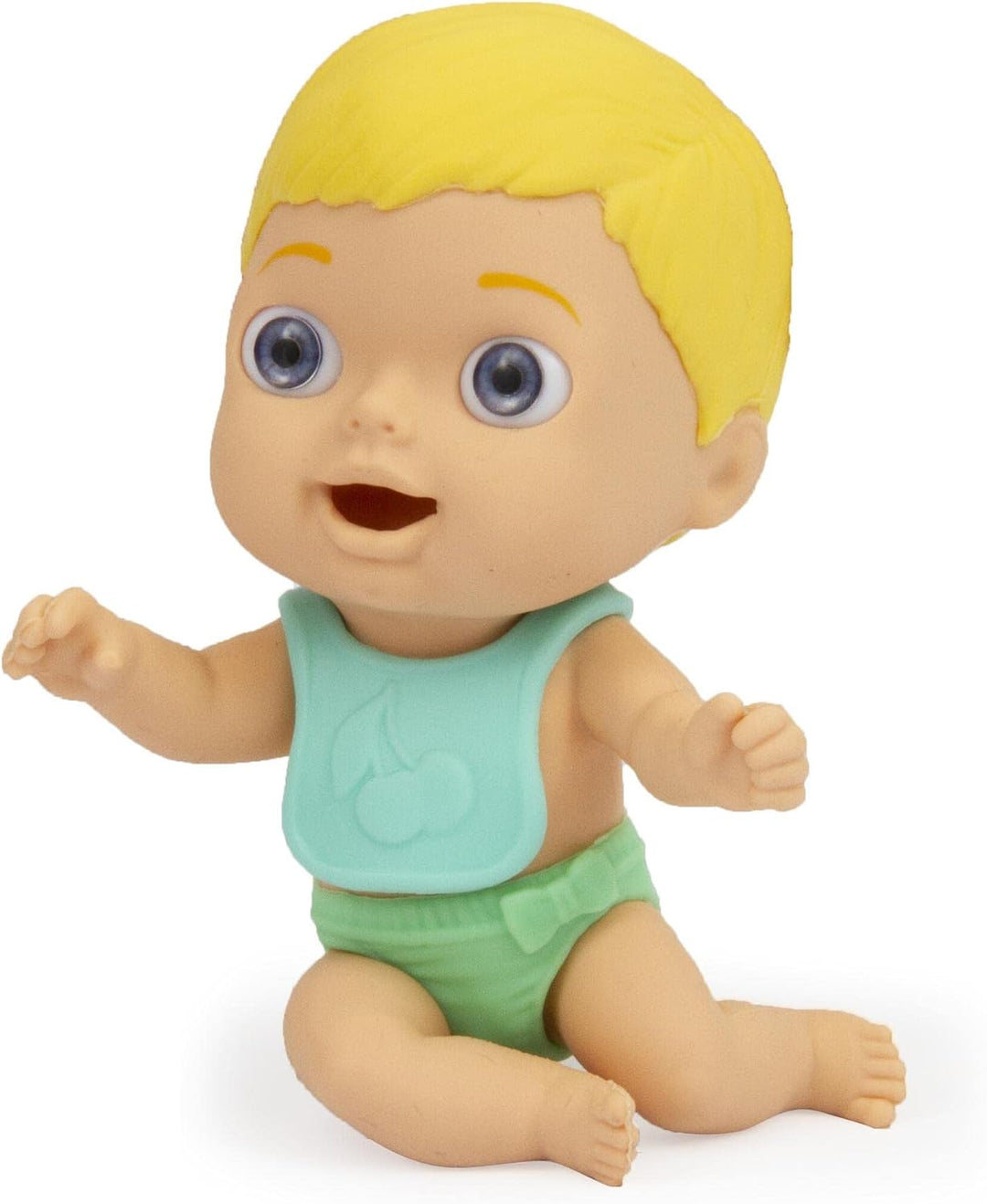 Cicciobello Amicci CC022100 Food Time Boys and Girls, Niedliche Baby Schnuller, Bunte Windel, Minifi